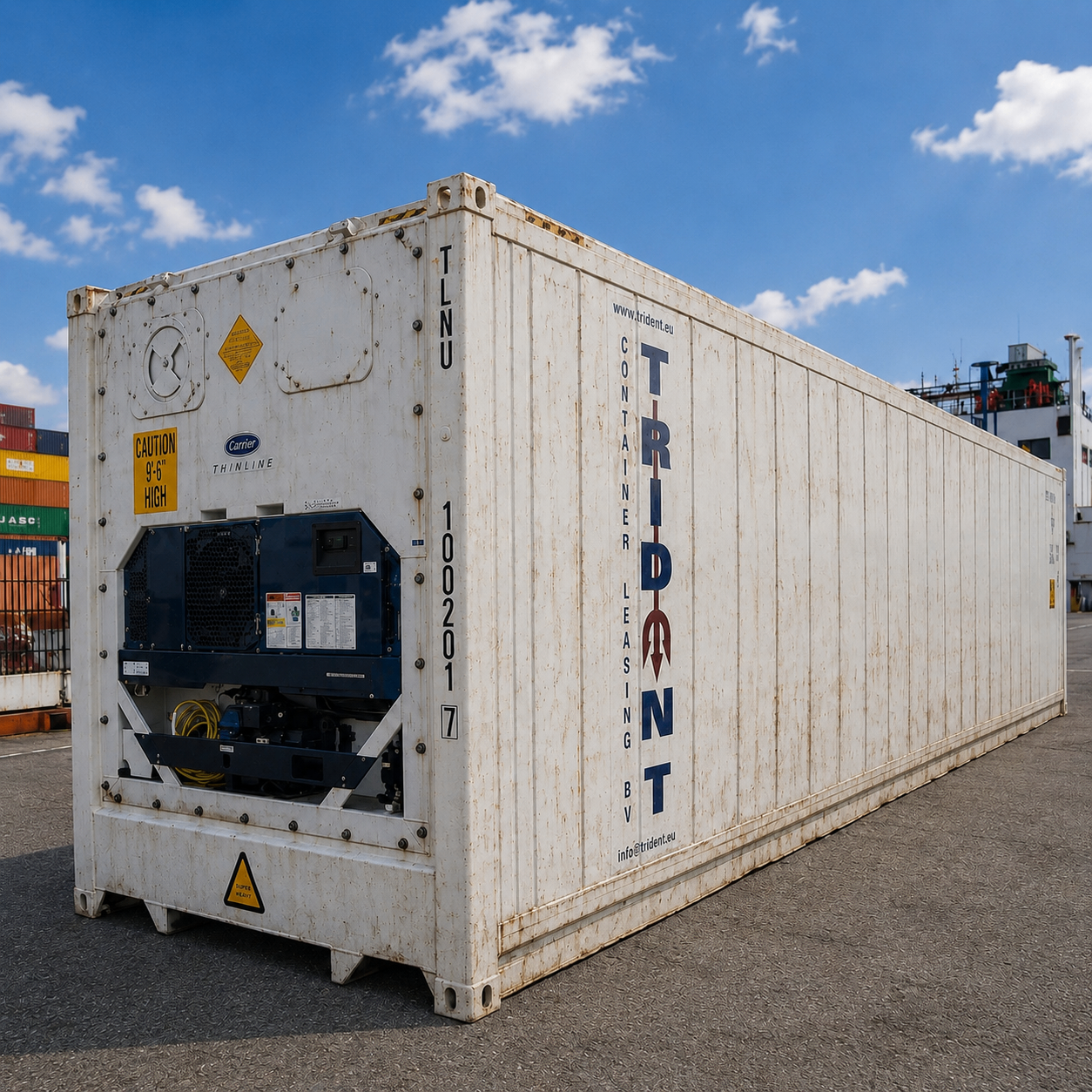 Contenedor reefer 40' pies High Cube convencional